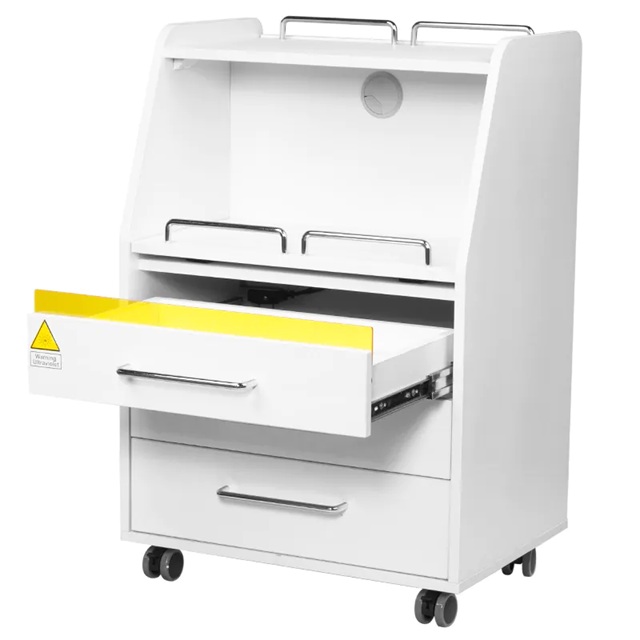 Професионален работен шкаф за педикюр 601 бял