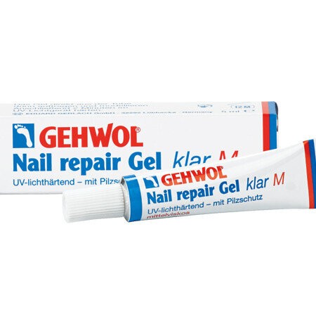 Гел за нокти Gehwol Nail Repair Clear M, мат. за UV лампа 5 мл.