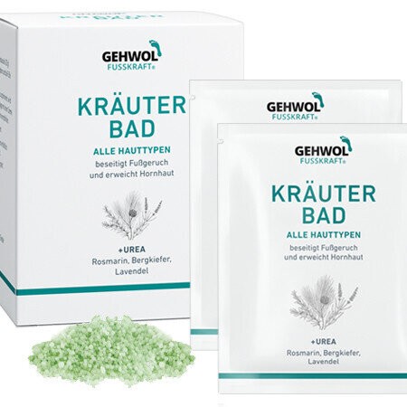 Билкови соли за крака Gehwol Fusskraft гранули, 10 бр. х 20 гр. Билкови соли за крака Gehwol Fusskraft гранули, 10 бр. х 20 гр.