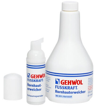 Пяна-омекотител Gehwol Fusskraft Callus, за мъртва кожа, мазоли и кокоши тръни 500 мл.