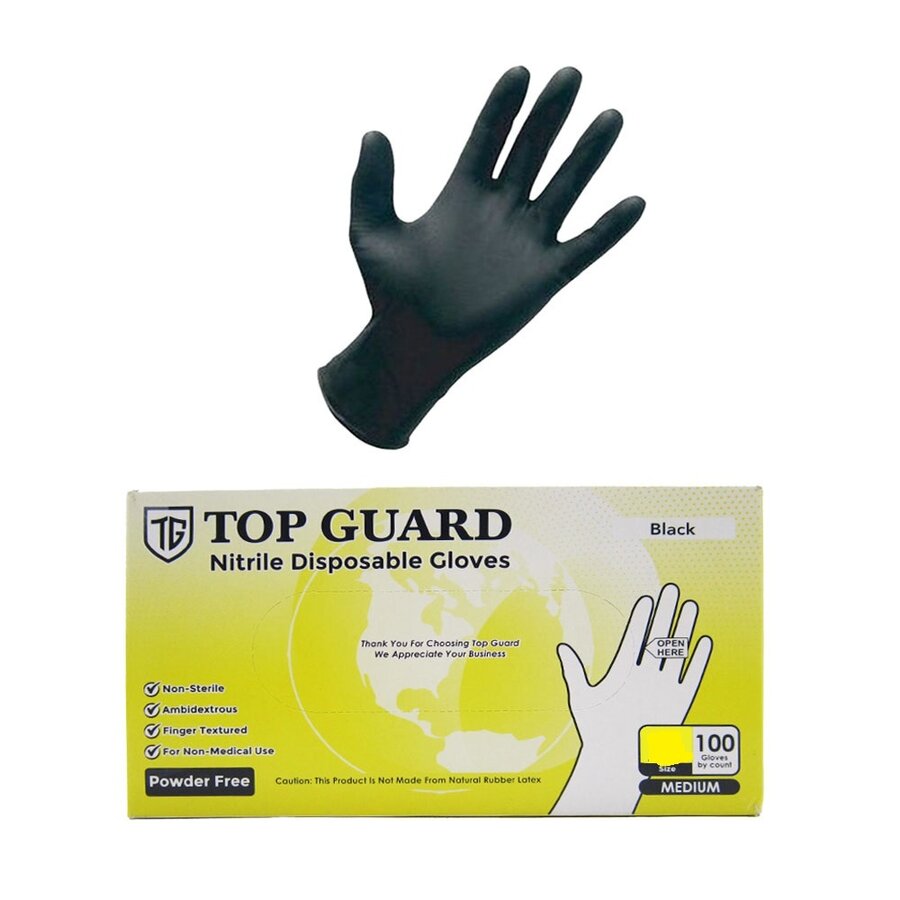 Еднократни нитрилни ръкавици  размер М 100 бр.