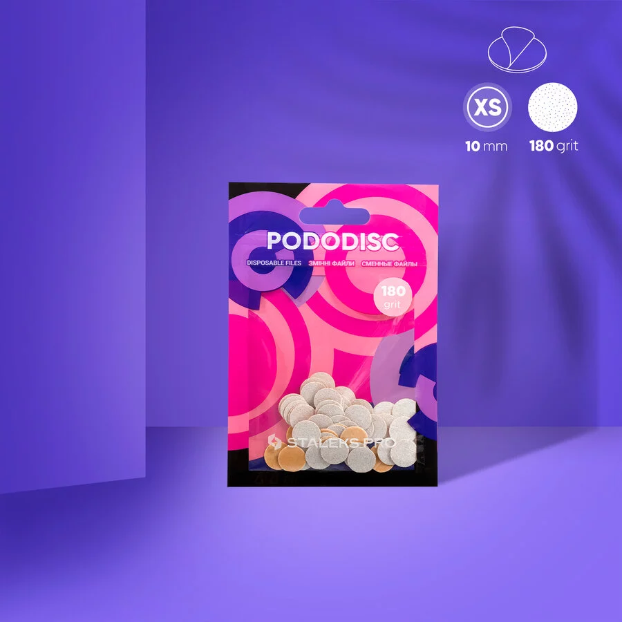 Сменяеми файлове Pododisc XS 180 грит, 50 броя