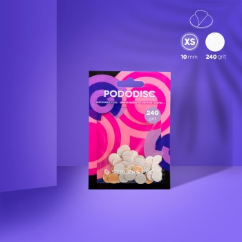 Сменяеми файлове за диск за педикюр Pododisc XS размер 240 грит /50бр./