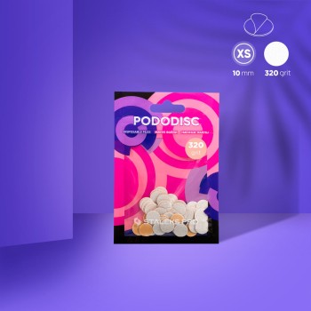 Сменяеми файлове за диск за педикюр Pododisc XS размер 320 грит /50бр./