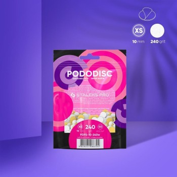 Сменяеми файлове на мека основа за диск за педикюр Pododisc XS размер 240 грит /50бр./