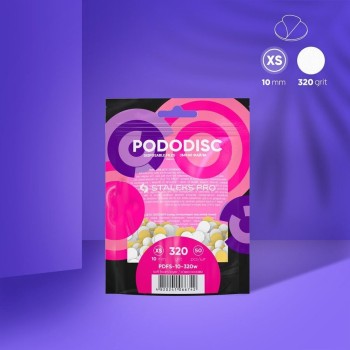 Сменяеми файлове на мека основа за диск за педикюр Pododisc XS размер 320 грит /50 бр./