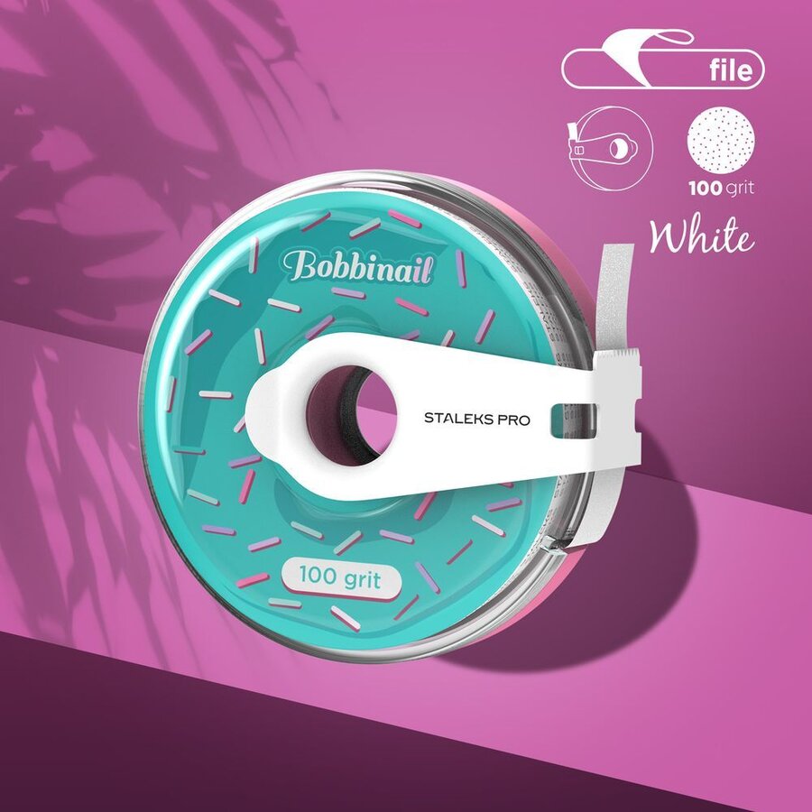 Самозалепващ се сменяем файл-лента papmAm бяла Expert 100 грит в пластмасова поничка Самозалепващ се сменяем файл-лента papmAm бяла Expert 100 грит в пластмасова поничка