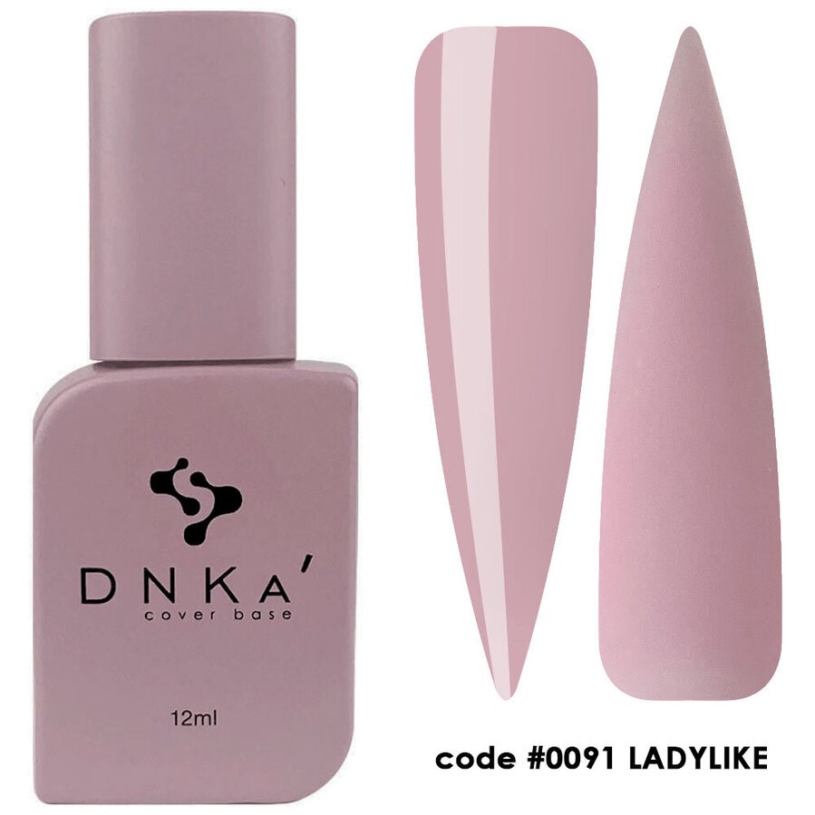 Цветна каучукова основа DNKa 0091 LadyLike 12 мл..