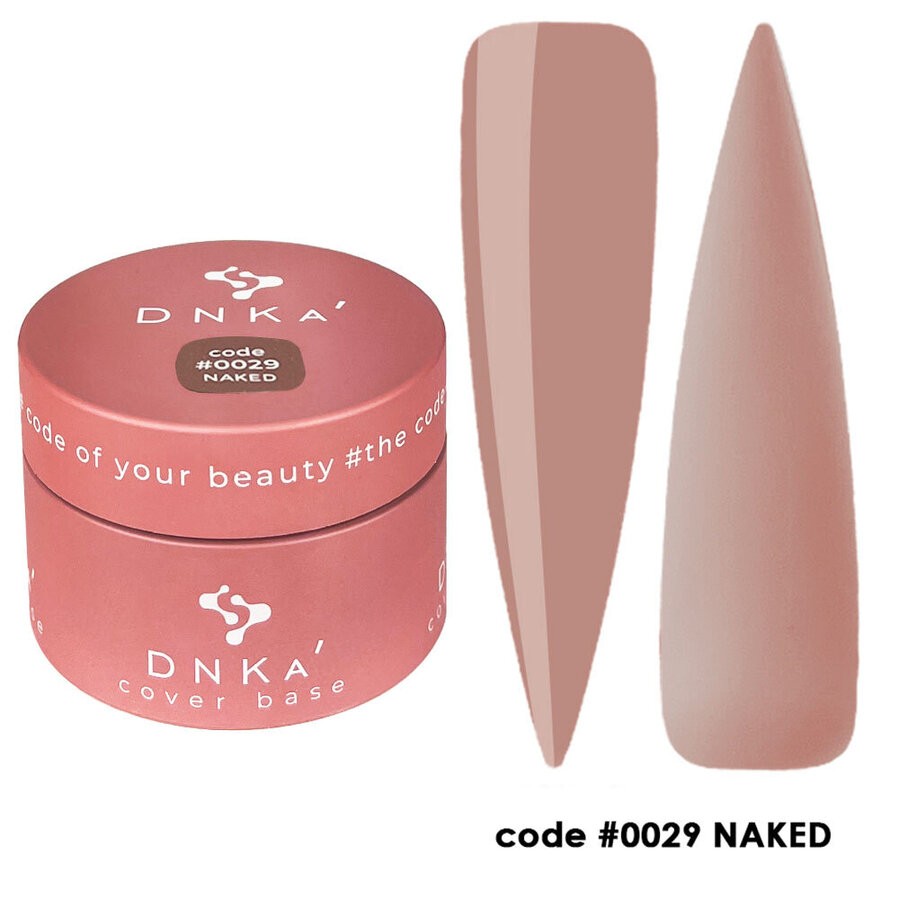 Цветна каучукова основа DNKa 0029 Naked 30 мл.