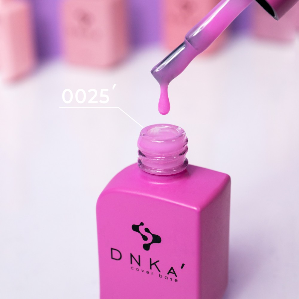 Цветна каучукова основа DNKa 0025 Pretty 30 мл.