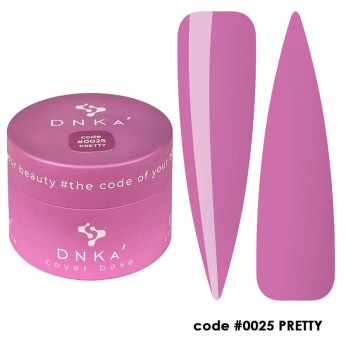 Цветна каучукова основа DNKa 0025 Pretty 30 мл.