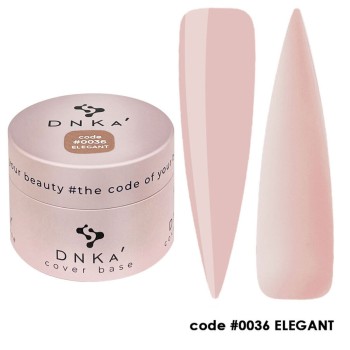 Цветна каучукова основа DNKa 0036 Elegant 30 мл.