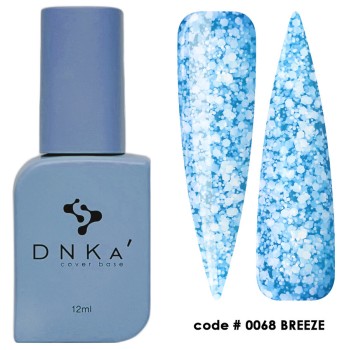 Цветна каучукова основа DNKa 0068 Breeze 12 мл.