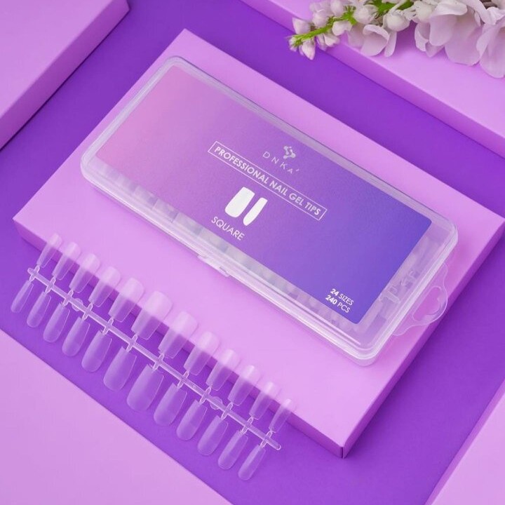 Гел типсове DNKa КВАДРАТ 240 бр.