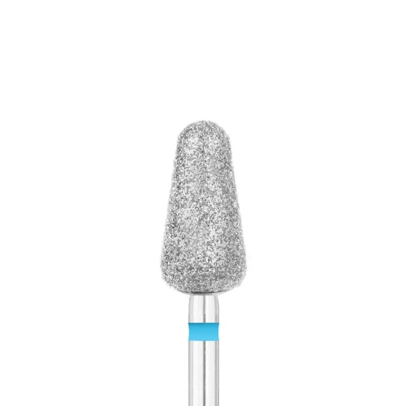 Диамантен накрайник конус син закръглен 6 мм
