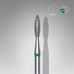 Диамантен накрайник пламък зелен 2,1 мм