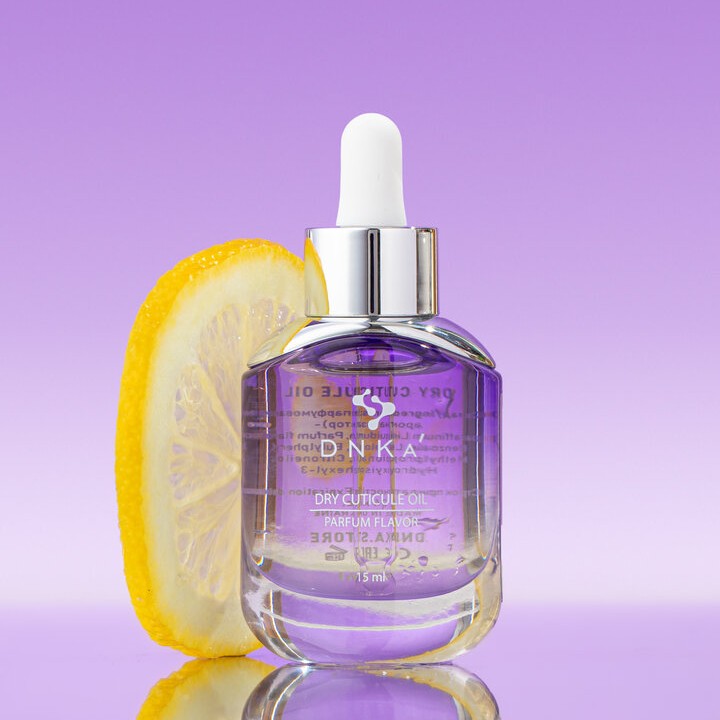 Сухо олио за кутикула DNKa с аромат Лимон 15 мл.