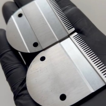 Заточване на нож за машинка за подстригване