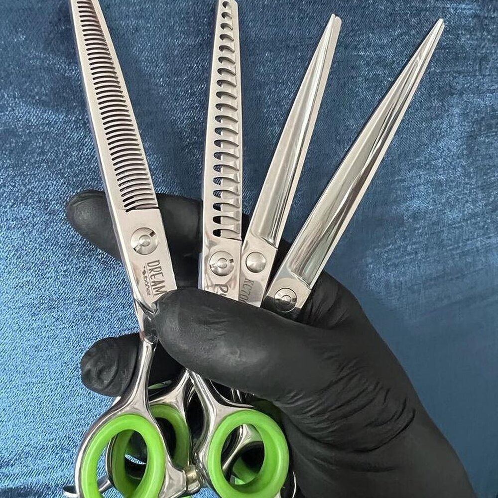 Заточване на фризьорска ножица /ножица за груминг