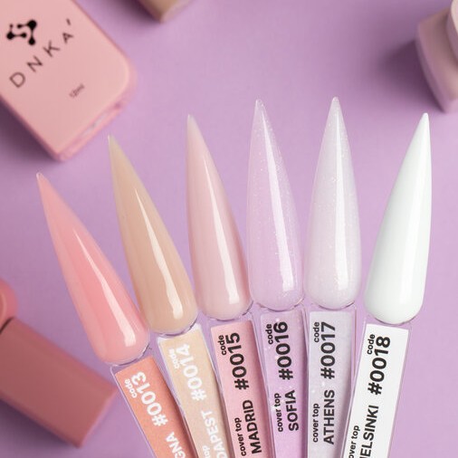 Цветен топ лак DNKa Sofia 12 мл.