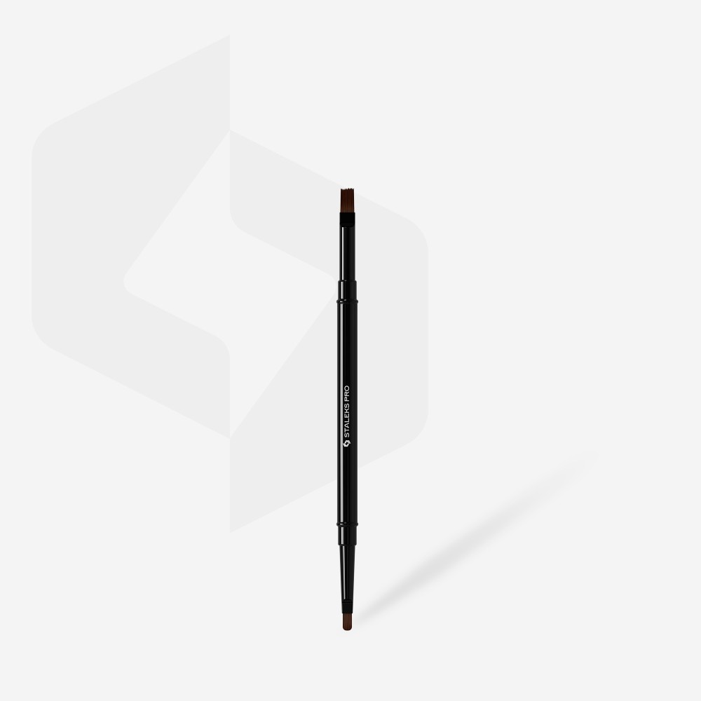 Двустранна четка за гел Staleks 7 мм. и 10 мм