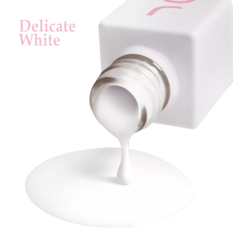 Течен гел Polyliquid Joia Vegan, Delicate White 8 мл.