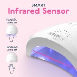 UV LED Лампа SUNUV 48W, бяла