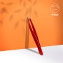 Пинсета за вежди скосена червена Expert 11 Type 4r
