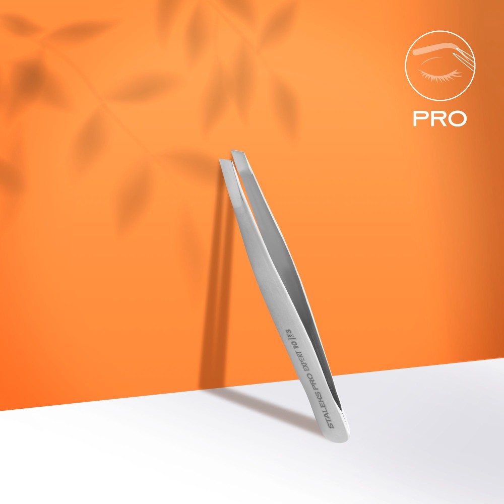 Пинсета за вежди скосена Expert 10 Type 3