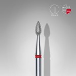 Диамантен накрайник капка червен 2,3 мм Диамантен накрайник капка червен 2,3 мм