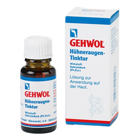 Тинктура за премахване на мазоли, кокоши тръни Gehwol, 15 мл. Тинктура за премахване на мазоли, кокоши тръни Gehwol, 15 мл.