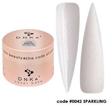 Цветна каучукова основа DNKa 0042 Sparkling 30 мл.