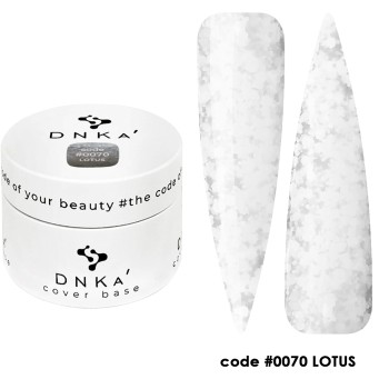 Цветна каучукова основа DNKa 0070 Lotus 30 ml.