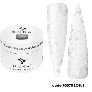 Цветна каучукова основа DNKa 0070 Lotus 30 ml.