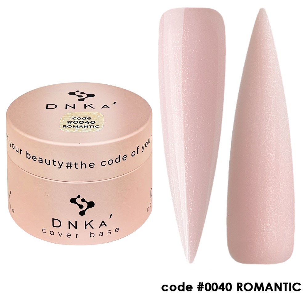 Цветна каучукова основа DNKa 0040 Romantic 30 мл.