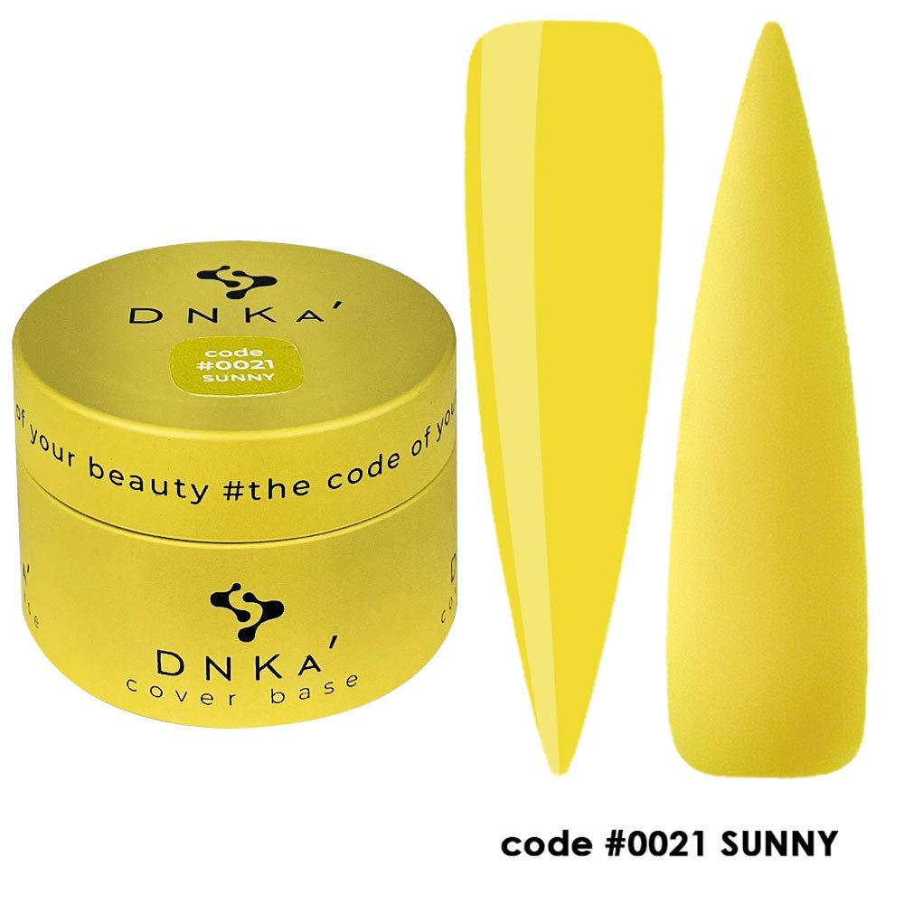 Цветна каучукова основа DNKa 0021 Sunny 30 мл.