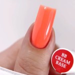 Цветна каучукова основа BB cream NEON Sweet Orange Joia vegan, 8 мл.