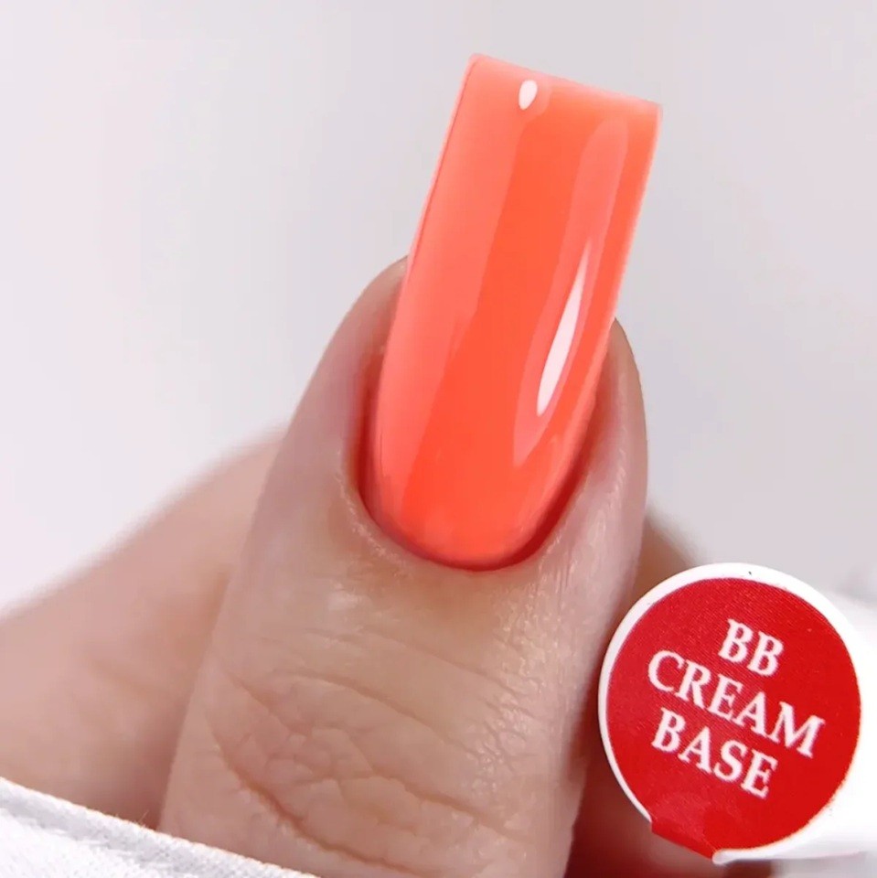 Цветна каучукова основа BB cream NEON Sweet Orange Joia vegan, 8 мл.