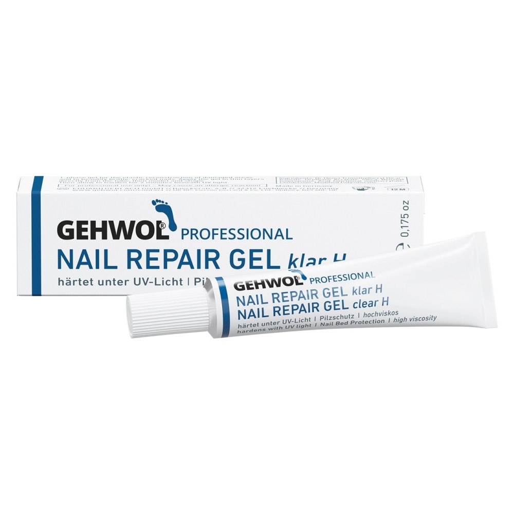 Гел за нокти Gehwol Nail Repair Clear H, с блясък. за UV лампа 5 мл.