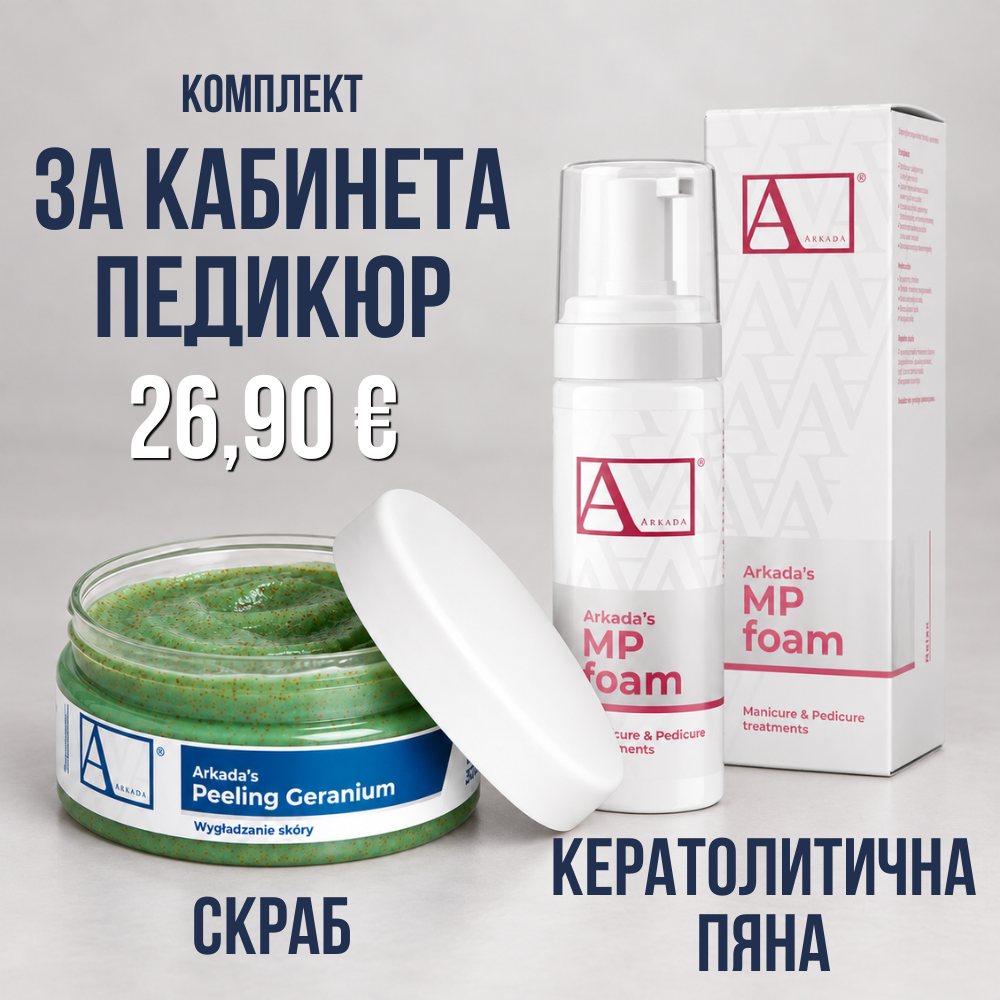 Комплект за кабинета - пяна и скраб
