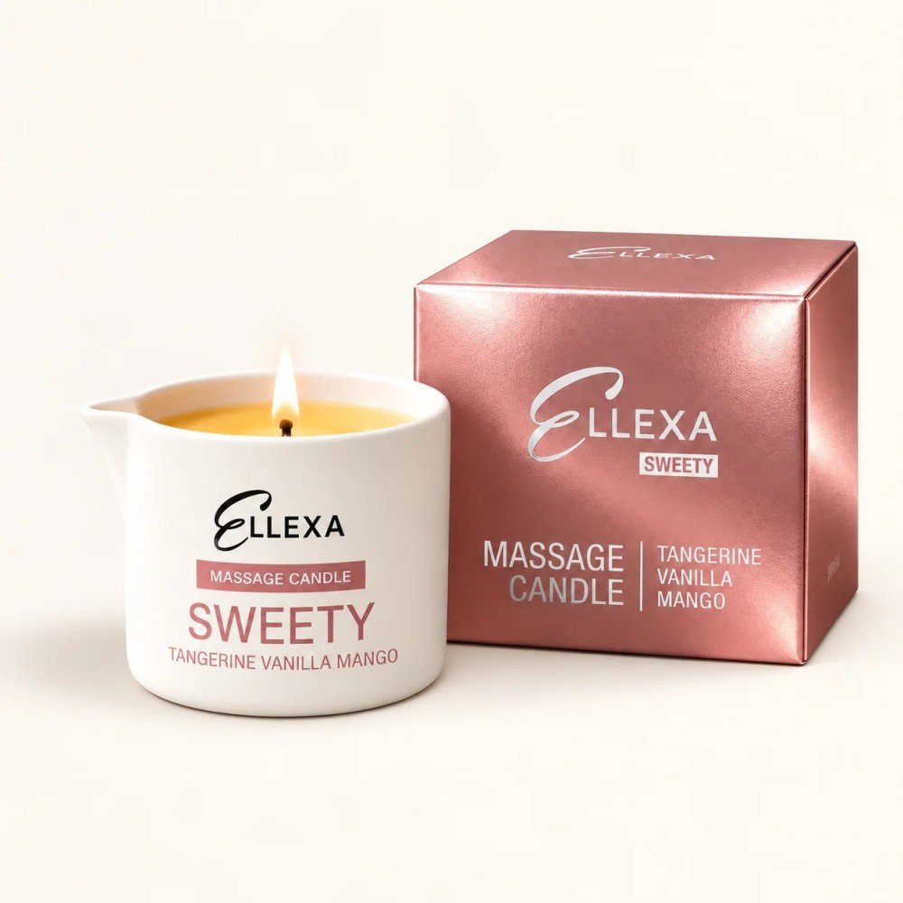 Комплект 3 бр. масажни свещи Ellexa 55 гр. 